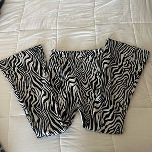 SheIn Zebra Print Pants